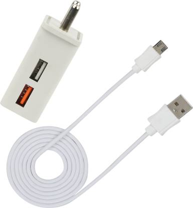 3.4A. FAST CHARGER & V8 CABLE FOR LE__NVO PHAB 2 3.4 A Multiport Mobile Charger with Detachable Cable