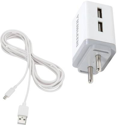 3.4A. FAST CHARGER FOR L__NVO A 6000 SHEET WITH V8 SYNC/DATA CABLE 3.4 A Multiport Mobile Charger with Detachable Cable