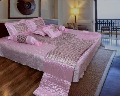 STITCHY Satin Double King Sized Bedding Set