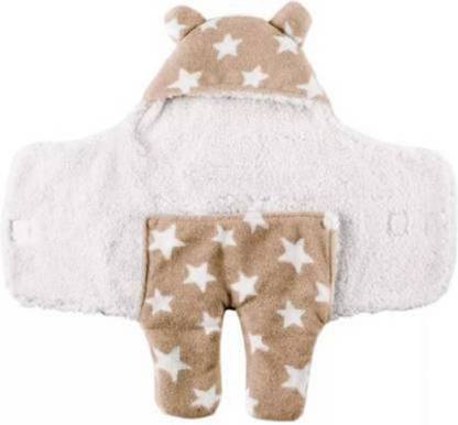 NCY Printed Crib Hooded Baby Blanket for  AC Room