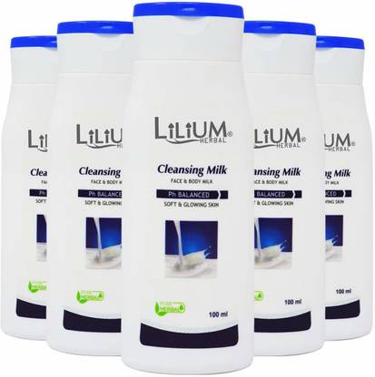 LILIUM Lilium Regular Cleansing Mlik 100ml Pack of 5