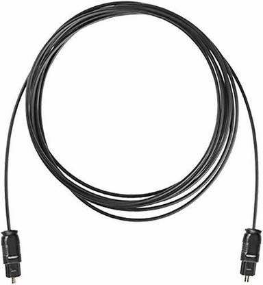 Tobo Fiber Optical Cable 5 m Optical Audio Cable Digital Toslink SPDIF Audio Cable Compatible with Home Theater, Sound Bar, TV, PS4, Xbox, PlayStation (5-Meter)