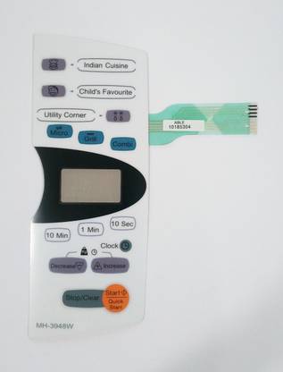 Able MH3948W MICROWAVE OVEN MEMBRANE KEYPAD Electronic Components Electronic Hobby Kit