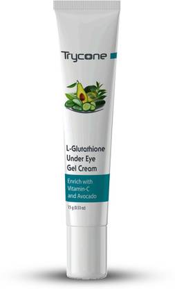 Trycone L- Glutathione Under Eye Gel Cream Enrich with Vitamin C & Natural Extracts – 15 gm