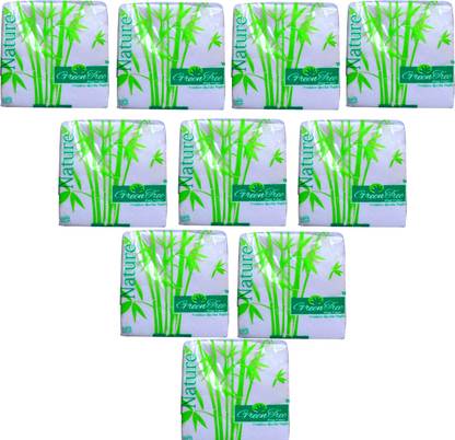 Green Tree Nature Hard Tissue Paper NapkinsWhite