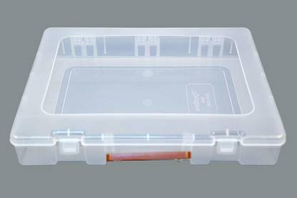 SS Impex saree Saree Storage Box Matte Finish Transparent Organizer Box for Saree & Clothes SB101