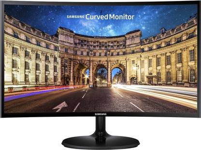 SAMSUNG 24 inch Curved Full HD VA Panel Monitor (24 inch Curved Monitor)  (Response Time: 5 ms, 60 Hz Refresh Rate)
