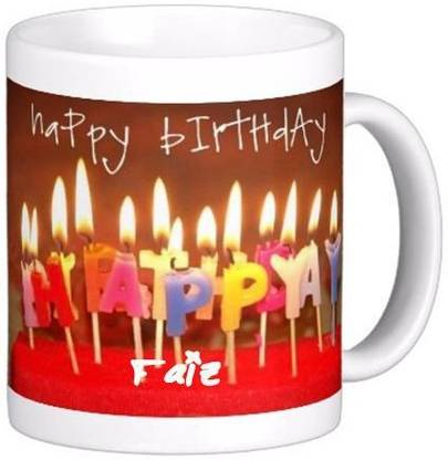 GNS Happy Birthday Faiz Wishes 86 Ceramic Coffee Mug