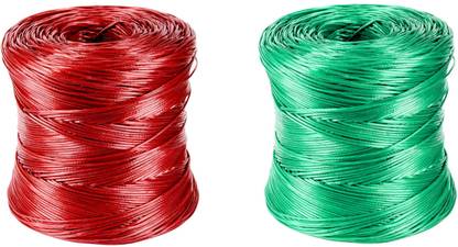 snehatrends Multicolor Plastic Binding Rope Roll 500 Meters for Home and Commercial Use Pack of 2 500 m Post Rope