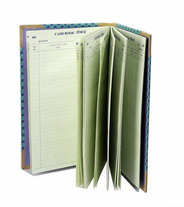 SMKT Day Book payments Receipt Register for Keeping Financial Record - (100Pages) Set Of 2 Book-size Cash Memo ruling 100 Pages