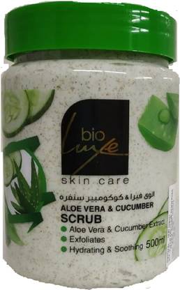 BIO LUXE Aloe Vera & Cucumber Scrub 500ML Skin Care Scrub