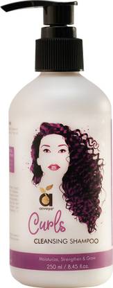 Anveya Curls Cleansing Shampoo for Curly Hair, 250ml