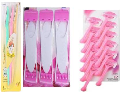 HKC ENTERPRISES RAZOR COMBO 3 TYPE RAZORS, Women