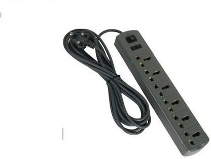 Skeisy REVO TECH 6 SOCKET PLUS SWITCH EXTENION BOARD WITH 3METER CORD. 6  Socket Extension Boards