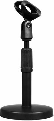 REZARGE Microphone Stand Desk Adjustable Compact Heavy Table Mic Stand Studio Desktop Scissor Arm Boom for Blue Yeti Clip Holder Snowball & Other Microphones, Professional Streaming, Voice-Over, Recording, Games Black Tripod