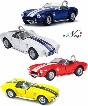dharti enterpriase Kinsmart Car 1:32 1965 Shelby Cobra 427 S/C Car Open Door Car Metal Car Die-Cast Car Pull Back Car (Colour May Vary & Any One) (1965 Shelby Cobra 427)
