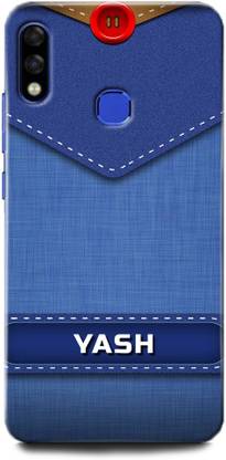 WallCraft Back Cover for Infinix Hot 7, X625C YASH NAME, Y LETTER, BLUE, JEANS, ALPHABET, DESIGN