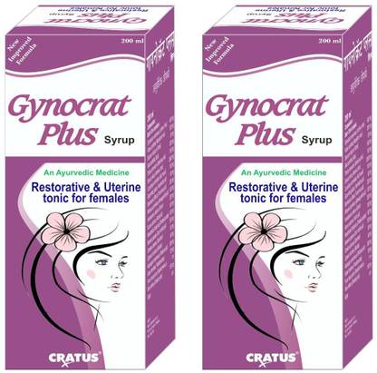 CRATUS Gynocrat Plus-Herbal Ayurvedic Uterine Syrup For Women's Health