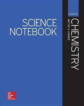 Glencoe Chemistry: Matter & Change, Science Notebook, Student Edition