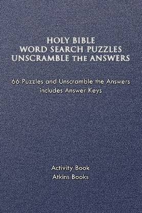 Holy Bible Word Search Puzzles Unscramble the Answers