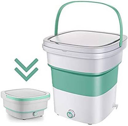 Shilpi Creation Mini Foldable Washing Machine 6 L Plastic Bucket
