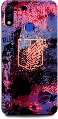 INDICRAFT Back Cover for Infinix Hot 7, X625C ANIME, AOT, ART, TEXTURE, ABSTRACT, COLORFUL, WALL