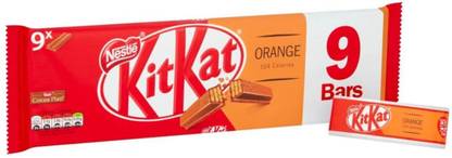 Kit Kat Orange 2 Finger 9 Bars Bars