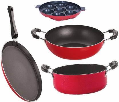 NIRLON FT12_KD13_AP7_CS24 Non-Stick Coated Cookware Set