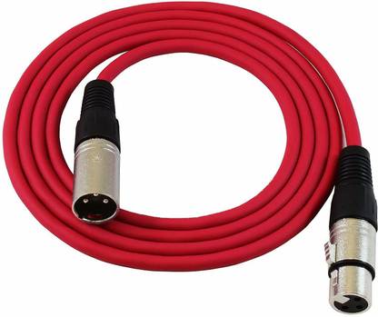 sriaarnika Male To Female 3 Pin Microphone XLR Cable ( 5 Meter ) Microphone XLR Male Female Cable