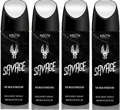 Kelyn SAVAGE DEO SET OF4 Body Spray  -  For Men
