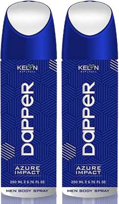Kelyn DAPPER AZURE-2 Deodorent Body Spray -For Men (400 ml) Body Spray - For Men