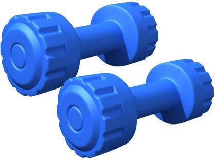 BK PVC Dumbbell 3kg x2 tota weight 6kg for Workout Exercise Fixed Weight Dumbbell