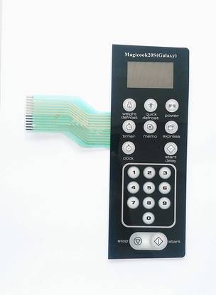 ELC Microwave Oven Membrane Keypad Compatible/Replaceable with Microwave Model No - Magiccook 20S(Galaxy) Electronic Components Electronic Hobby Kit