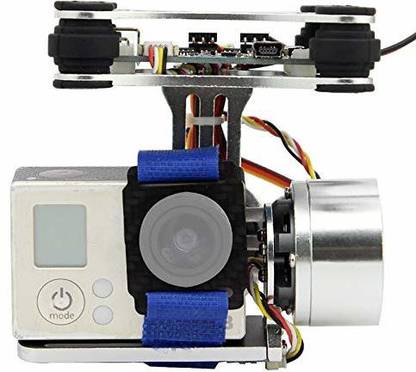 Ihc generic aluminum 2-axle brushless gimbal camera mount controller plug&play for diy drone quadcopter trex 500 550 aircraft- Multi color Electronic Components Electronic Hobby Kit
