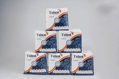 Tshot PRIME PACK Soft Paper Napkin(Premium Quality) (Pack OF 6) (600-Napkins) White Paper Napkins