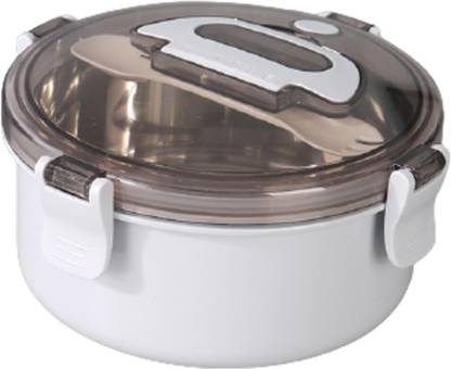Ximi Vogue Eiger Stainless Steel Lunch Box With Handle (Blue) 1 Containers Lunch Box