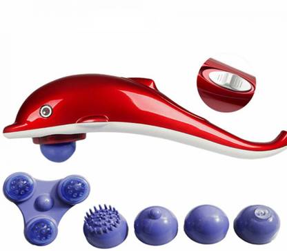Tweetery Dolphin Massager 01 All in one powerful pain relief Dolphin Machine Massager (Red) Massager