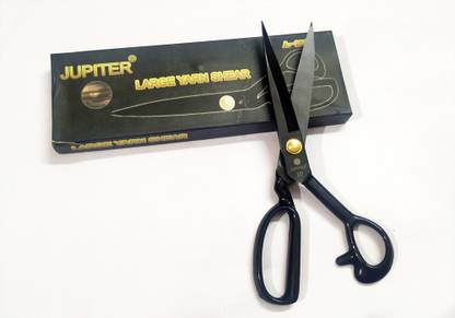 Jaan Jupiter A-250 Size 10 Black Tailoring Scissors Fabric Cutting Stainless Steel Scissors