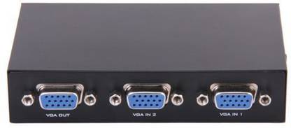 DZAB 2 PORT VGA SWITCH to Connect 3 to One Display, port vga switch 3 connect to 1 display Media Streaming Device Media Streaming Device