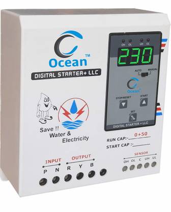 Ocean sales Single Phase Digital Water Level Controller With Run Capacitor 0+50 Starter up to 1.5 h.p. Wired Sensor Security System