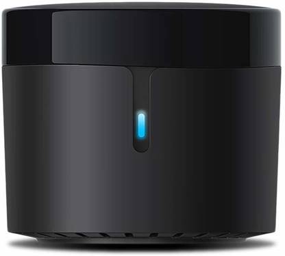 broadlink RM4 Mini Universal Remote Wi-Fi IR Control Hub_Certified WWA (Work with Alexa)_ Black Smart Switch