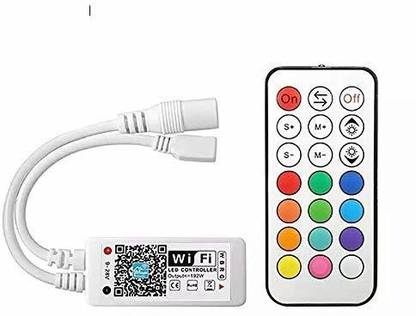 PROTIUM PC WiFi Smart RGBW Controller with RF Remote for RGBW Light Strip Work with Alexa and Google Home, Magic Home Pro App
