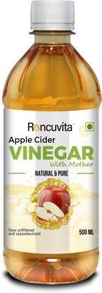 RONCUVITA Apple Cider Vinegar with Mother Vinegar- Raw, Unfiltered, UnRefined - 500ml Vinegar