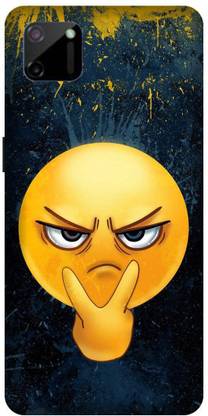 bigcraft Back Cover for Realme C11/ Attitude Emoji Printed