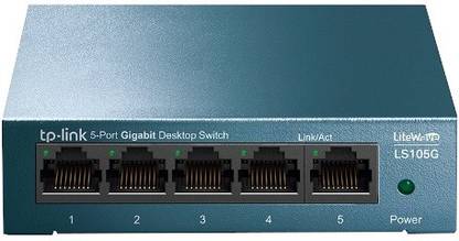 TP-Link LS105G 5 Ports 1000 Mbps Unmanaged Network Switch