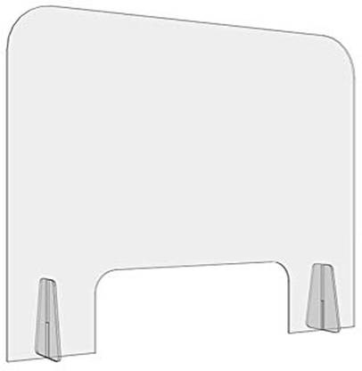 Satya Sneeze Guard Portable Clear Countertop Display Counter 30 inch Acrylic Sheet