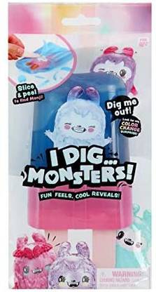 I Dig...Monsters I Dig... Monsters Popsicle Pack - 1Pc Collectable Asmr Toy Fun & Cute Stress Relief Toy - Styles May Vary