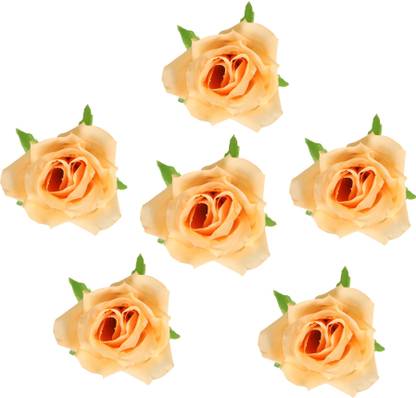 BS AMOR Peach Color Roses for decortion Multicolor Rose Artificial Flower