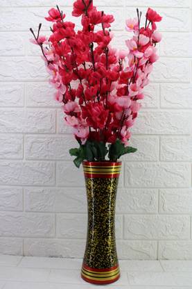 TFH Artificial Cherry Blossom Flower Bunch Pink Cherry Blossom Artificial Flower