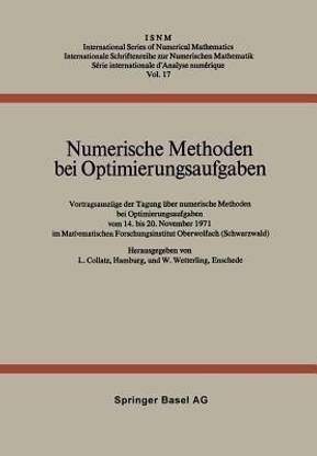 Numerische Methoden bei Optimierungsaufgaben
